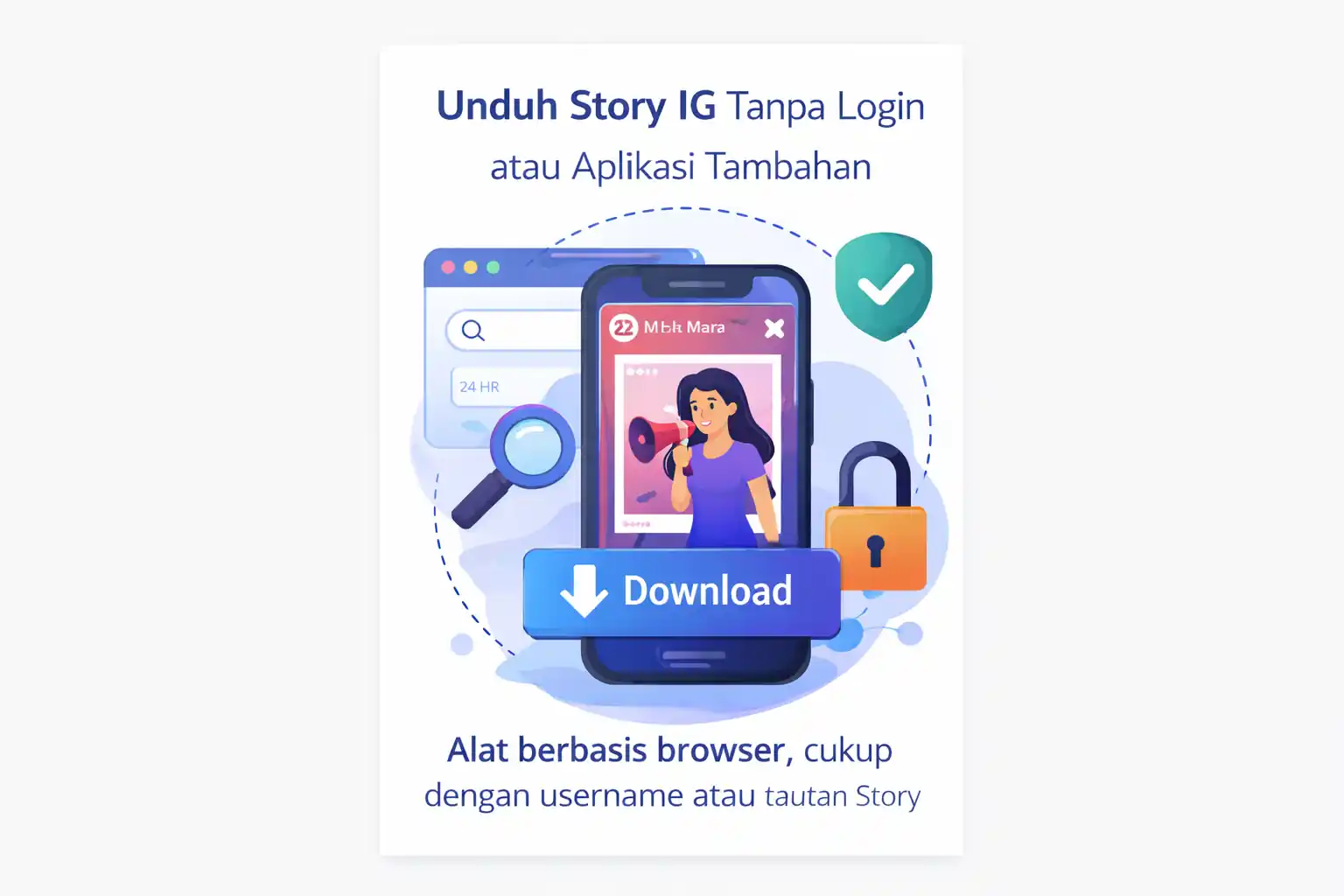 Download Story IG tanpa login dan tanpa aplikasi